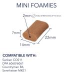 URSA Straps MINI FOAMIES 12 Pack - Brown