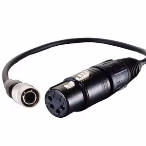 Cable Techniques BB-CSMX-12 - 12" Hirose 4/Male to XLR 4-Pin/Female for Battery Bud