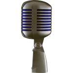 Shure Super 55 Supercardioid Dynamic Microphone (Chrome with Blue Foam)
