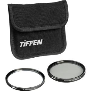 Tiffen UV Protection & Circular Polarizing Filter Photo Twin Pack (37mm)