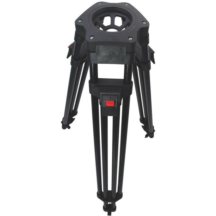Cartoni Focus 22 Head BB with Telescopic Pan Bar, HD 1-Stage AL Tripod, MLS, Rubber Feet & Soft Case (100mm)