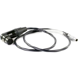 Steadicam 12V Straight 0b LEMO to Right-Angle 4-Pin XLR Power Cable (30")