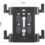 SmallRig Baseplate with Dual 15mm Rod Clamp 1798
