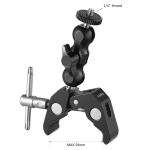 SmallRig Clamp Mount with 1/4" Screw Ball Head Mount 1124