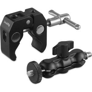 SmallRig Clamp Mount with 1/4" Screw Ball Head Mount 1124