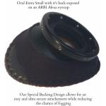 Bluestar Extra Small Fleece Oval Eyecushion (Black)