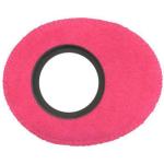 Bluestar Oval Extra Small Viewfinder Eyecushion (Ultrasuede, Pink)