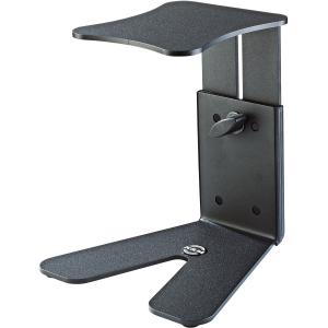 K&M Desktop Stand for Small Studio Monitor (Structured Black)