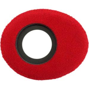 Bluestar Oval Small Viewfinder Eyecushion (Fleece, Red)