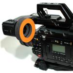 Bluestar Special Use Round Viewfinder Eyecushion for Blackmagic URSA (Ultrasuede, Orange)
