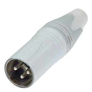 Neutrik NC3MXX-WT Male XLR Connector (White)