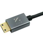 ZILR Hyper-Thin High-Speed Mini-HDMI to HDMI Cable with Ethernet (17.7")
