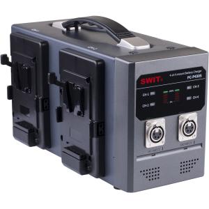 SWIT 4-Bay Simultaneous Li-Ion Battery Charger (V-Mount)