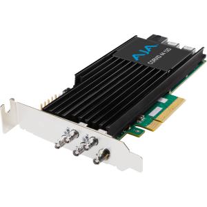 AJA Corvid 44 12G PCIe 4-Channel 12G-SDI Mini-BNC I/O Card (Short Bracket, Fan, Cables Included)