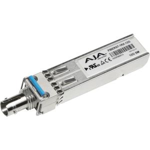 AJA 1-Channel 12G-SDI to Single Mode ST Fiber Receiver SFP
