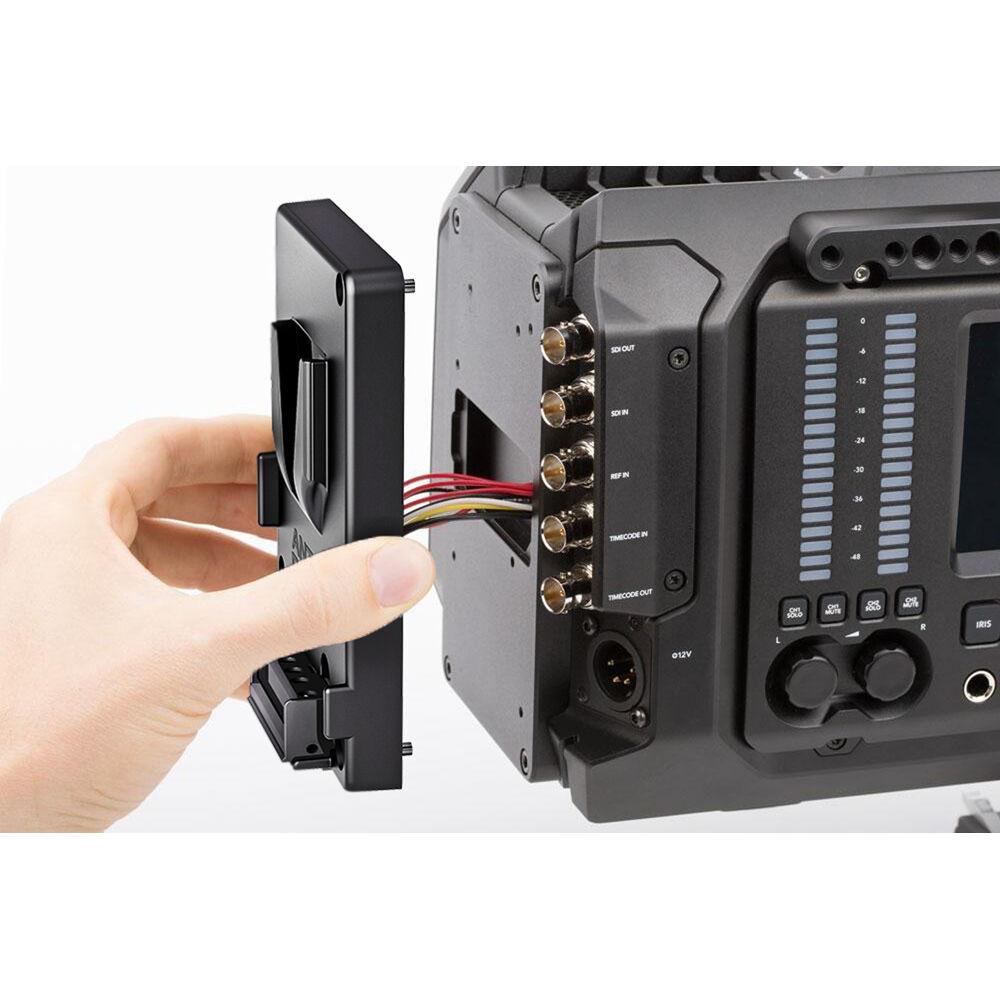 SZRMCC Adattatore V-Mount A Gold Mount Per Batteria Anton-Bauer – Piastra Di Conversione Con Uscita D-Tap Per Fotocamere ARRI, RED, Sony