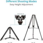 Proaim CST-100 Heavy-Duty 100mm Two-Stage Tripod Stand