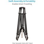 Proaim CST-100 Heavy-Duty 100mm Two-Stage Tripod Stand