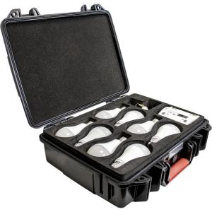 Astera NYX LED Bulbs with PowerStation, Case, and Accessories (Set of 8)