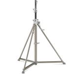 Avenger Super Wind-up 40 Stand with Braked Wheels (Stainless/Chrome-plated, 12.6')