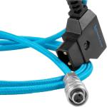 Kondor Blue D-Tap to 2-Pin Power Cable for BMPCC 6K/4K (Blue, 48")