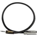 Kondor Blue Mini-XLR Male to 3.5mm Mono Audio Cable for Rode Wireless Go (14")