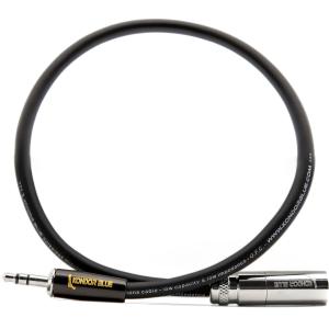 Kondor Blue Mini-XLR Male to 3.5mm Mono Audio Cable for Rode Wireless Go (14")