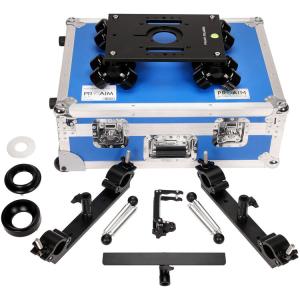 Proaim Polaris Portable Camera Dolly with Universal Track Ends & Flight Case