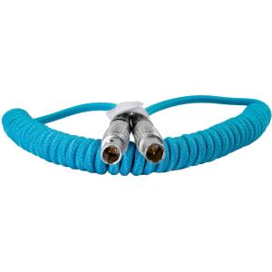 Kondor Blue LEMO to LEMO 2-Pin Coiled Power Cable for ARRI to Teradek