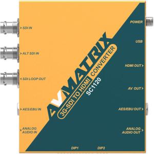 AVMATRIX SC1120 3G-SDI to HDMI & AV Scaling Converter