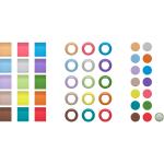 Sennheiser EW-D COLOR CODING SET Bundle of Color Indicators for EW-D Transmitters and Receivers