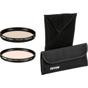 Tiffen 58mm Ultra Clear and Circular Polarizer Filter Kit