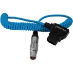 Kondor Blue D-Tap to 4-Pin Coiled Power Cable for Canon C200/C300 Mark II