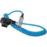 Kondor Blue D-Tap to 4-Pin Coiled Power Cable for Canon C200/C300 Mark II