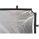 Manfrotto Skylite Rapid Fabric Reflector (Silver/White, 3.6 x 6.6')
