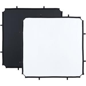 Manfrotto Skylite Rapid Fabric Reflector (Black/White, 3.6 x 3.6')
