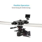 Proaim Polaris Portable Camera Dolly with Universal Track Ends & Flight Case