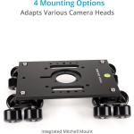 Proaim Polaris Portable Camera Dolly with Universal Track Ends & Flight Case