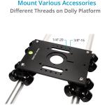 Proaim Polaris Portable Camera Dolly with Universal Track Ends & Flight Case