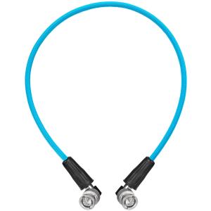 Kondor Blue 12G-SDI Right-Angle BNC Cable for 4K60 Camera Monitors and Transmitters (22")