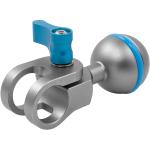 Kondor Blue Ball Head to 15mm Rod Clamp for Magic Arms (Space Gray)
