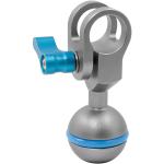 Kondor Blue Ball Head to 15mm Rod Clamp for Magic Arms (Space Gray)