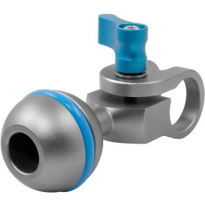 Kondor Blue Ball Head to 15mm Rod Clamp for Magic Arms (Space Gray)