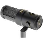 Deity Microphones VO-7U Dynamic Supercardioid USB Streamer Microphone Kit with Boom Arm (Black)