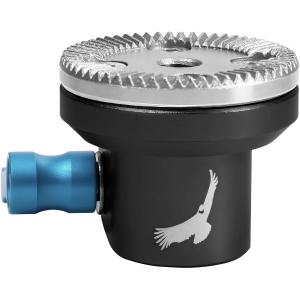 Kondor Blue 15mm Rosette Single-Rod Clamp (Raven Black)