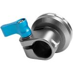 Kondor Blue 15mm Rosette Single-Rod Clamp (Space Gray)