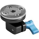 Kondor Blue 15mm Rosette Single-Rod Clamp (Raven Black)