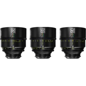 DZOFilm 32, 65, 90mm T2.8 Gnosis Macro Prime 3-Lens Kit (LPL with PL & EF Mounts, Meters)