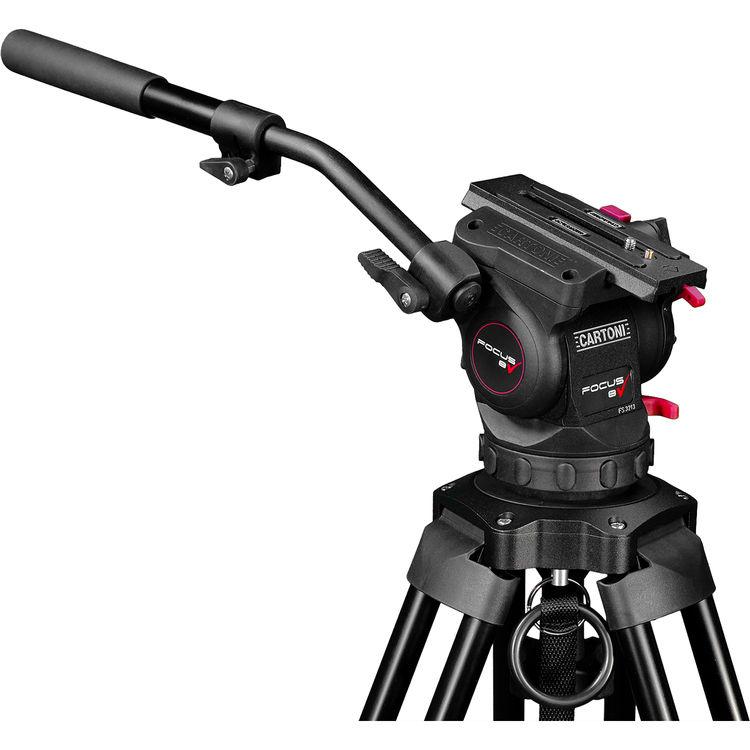 Cartoni Focus 8 Fluid Head & Two-Stage Tripod SDS System (Carbon Fiber)