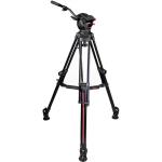 Cartoni Focus 10 Fluid Head Kit with 2-Stage Carbon Fiber SmartStop SDS Tripod (100mm)